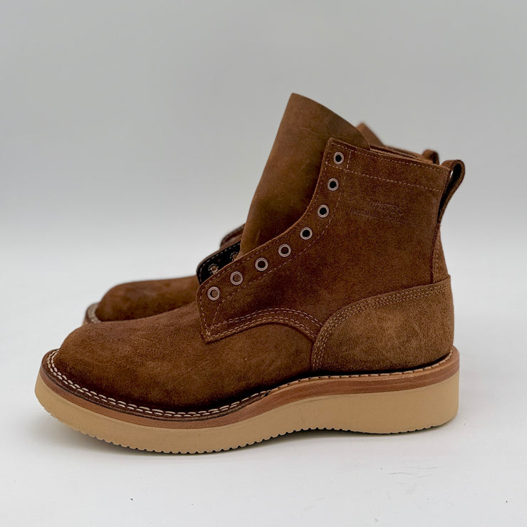 White's Custom C350 Stitchdown Distressed Brown Roughout Size 9.5D