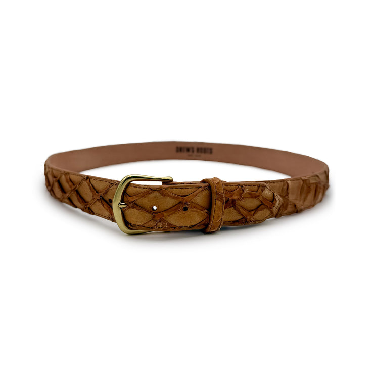 Drew's Exotic Leather Belts - Baker's Boots and Clothing