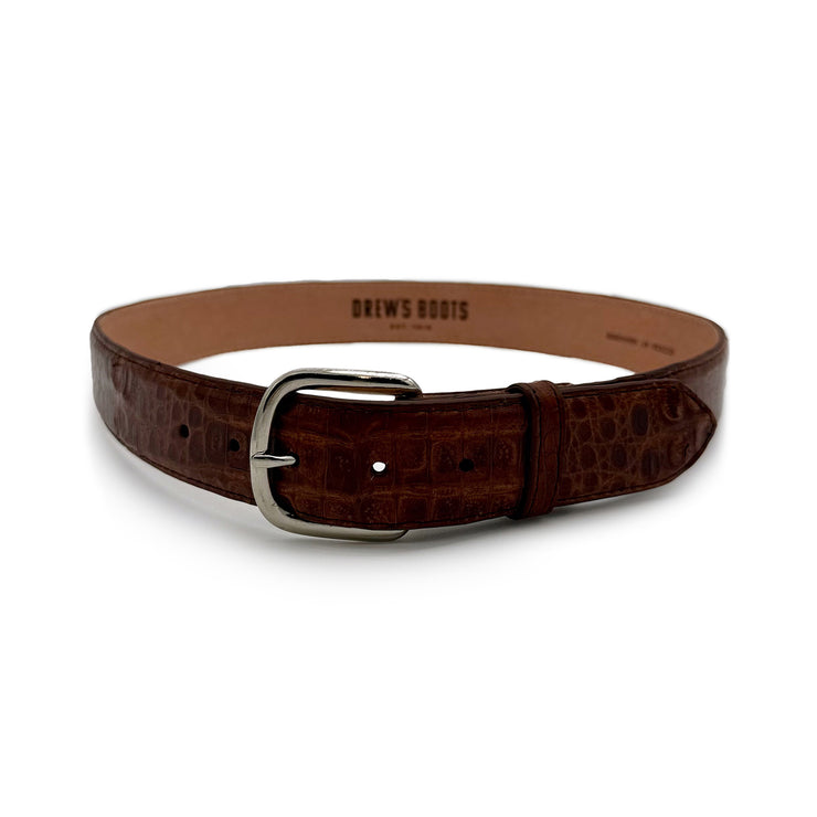 Drew's Exotic Leather Belts - Baker's Boots and Clothing