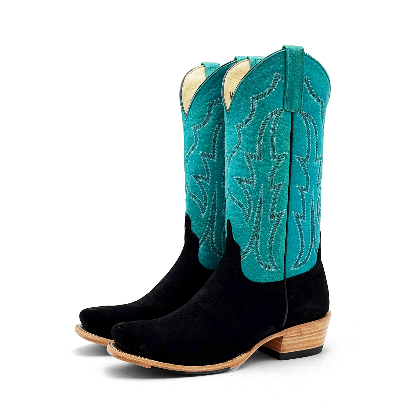 Black Suede - M9508 - Baker's Boots and Clothing