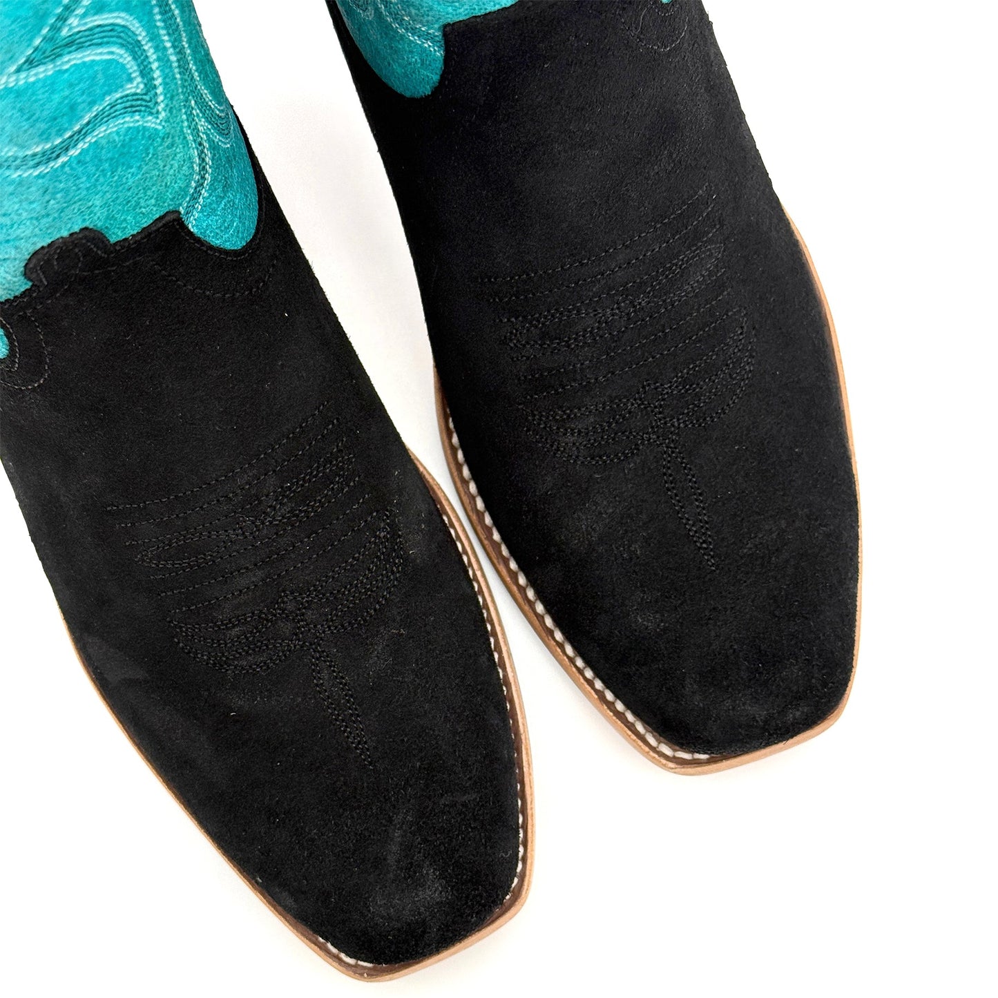Black Suede - M9508 - Baker's Boots and Clothing