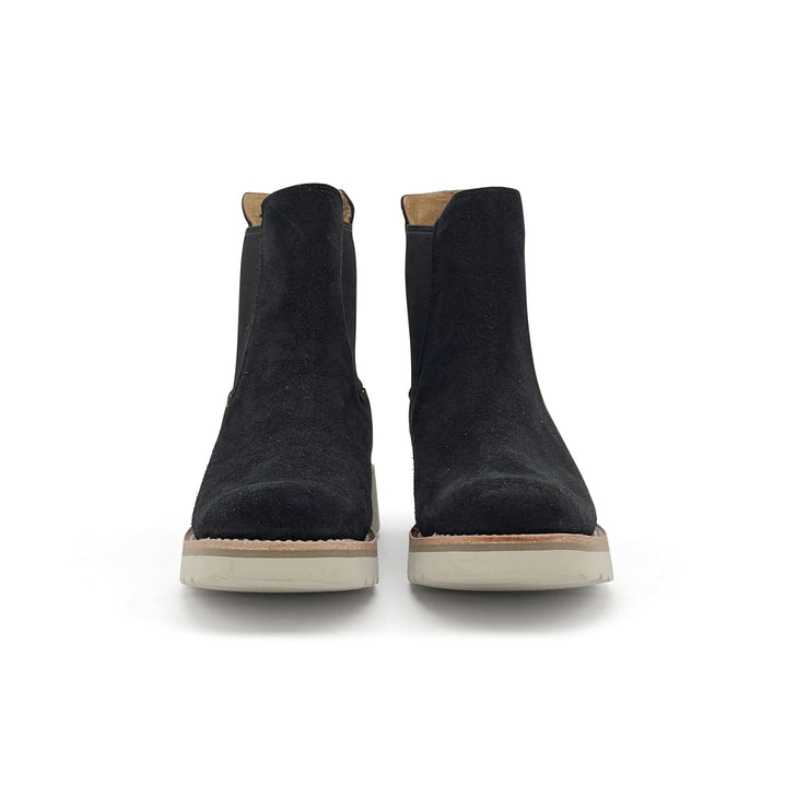 Black Suede Swedge - M2203 - Baker's Boots and Clothing