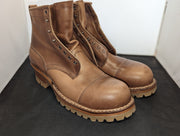 White's Natural Chrome Excel Steel Toe Smokejumper Size 12.5FF - Baker's Boots and Clothing
