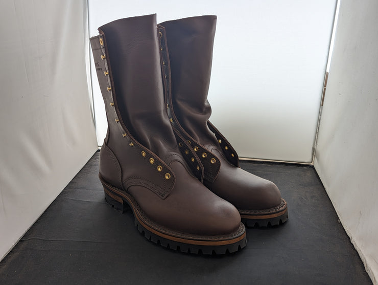 White's All Brown Smooth Helitack Size 9D - Baker's Boots and Clothing