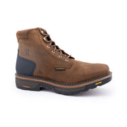 6" Peanut Cowhide Lace Up WP - Baker's Boots and Clothing