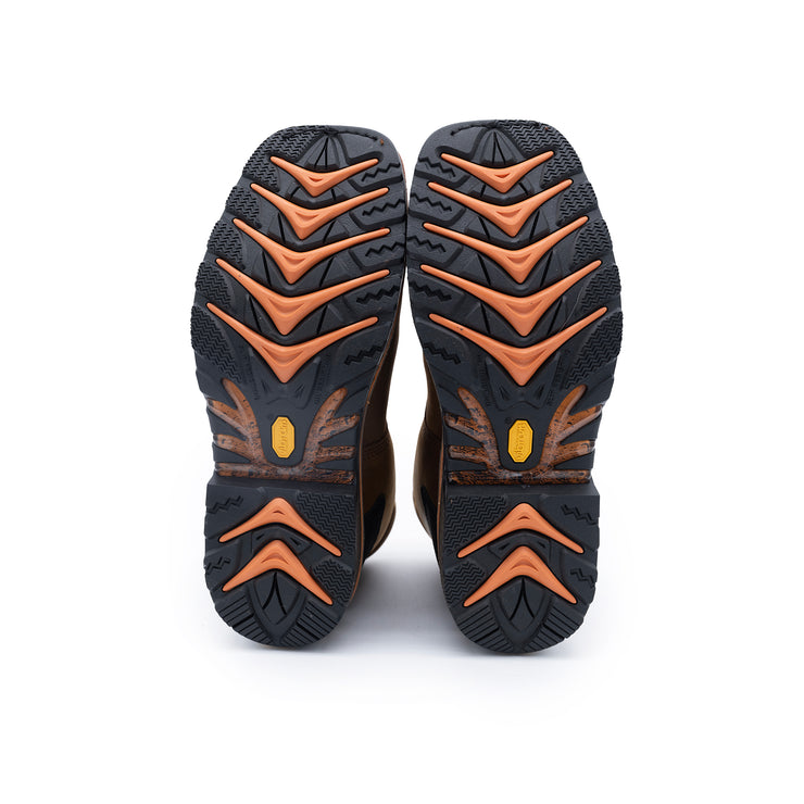 6" Peanut Cowhide Lace Up WP - Baker's Boots and Clothing