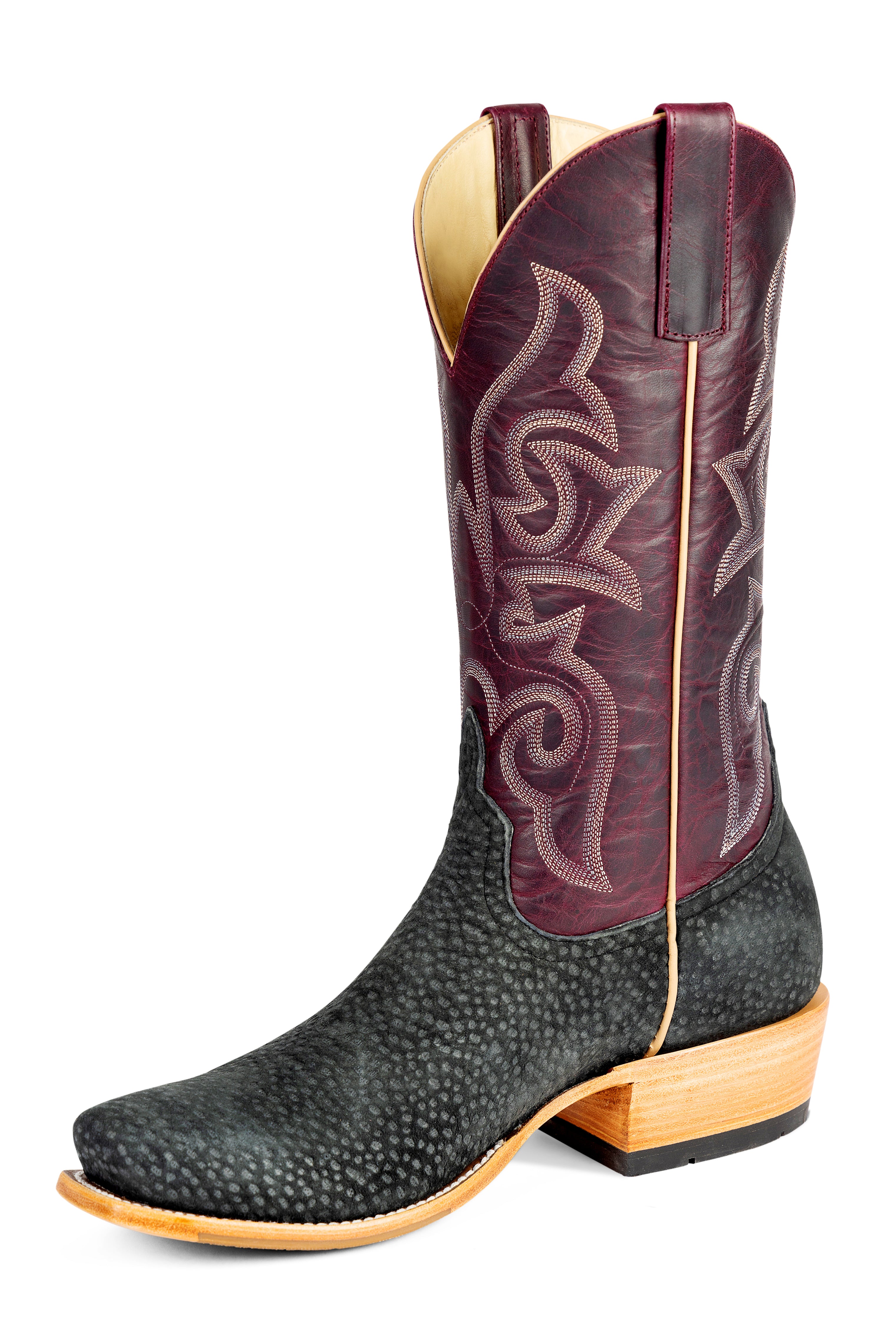 Top Hand Horsepower High Quality Grey Carpincho Boots - HP9536
