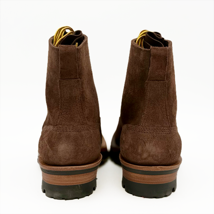 White's Custom Brown Roughout Smokejumper Size 9F - Baker's Boots and Clothing