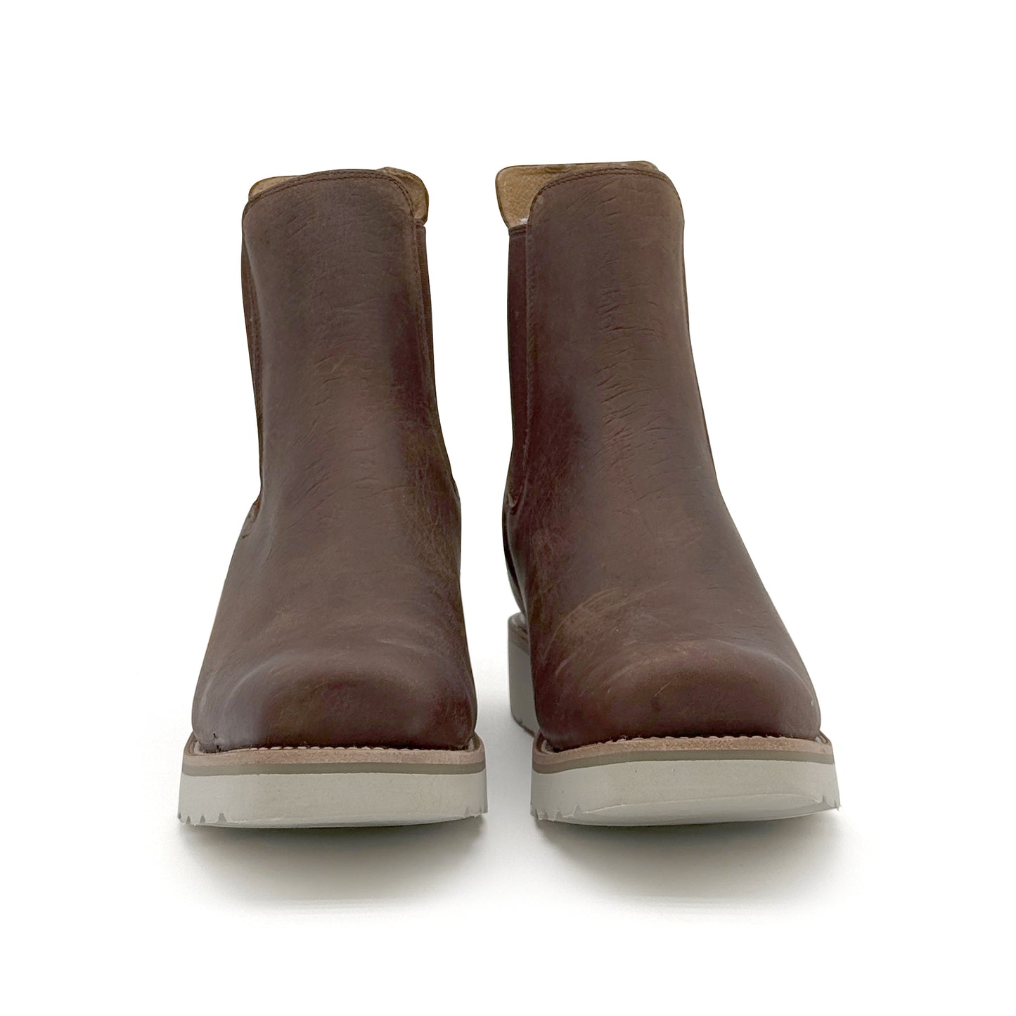 Brown Distressed Bison Swedge - M2201 - Baker's Boots and Clothing