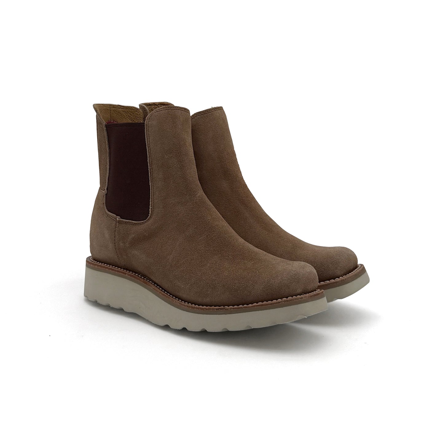 Brown Distressed Bison Swedge - M2201 - Baker's Boots and Clothing