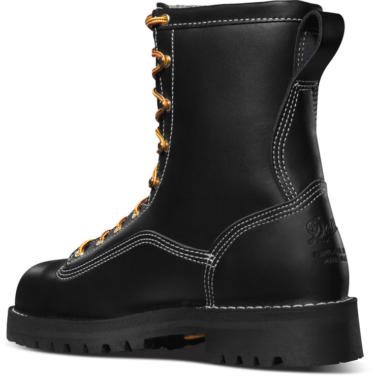 Super Rain Forest 8" Black 200G - Baker's Boots and Clothing
