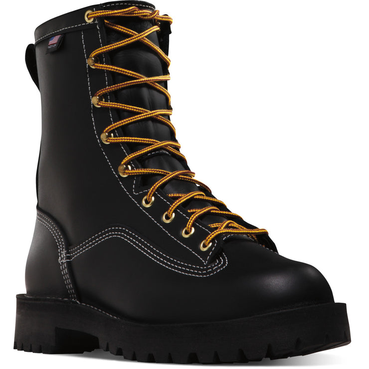 Super Rain Forest 8" Black 200G - Baker's Boots and Clothing