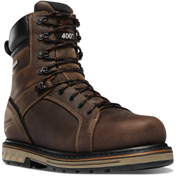 Steel Yard 8" Brown 400G ST - Baker's Boots and Clothing