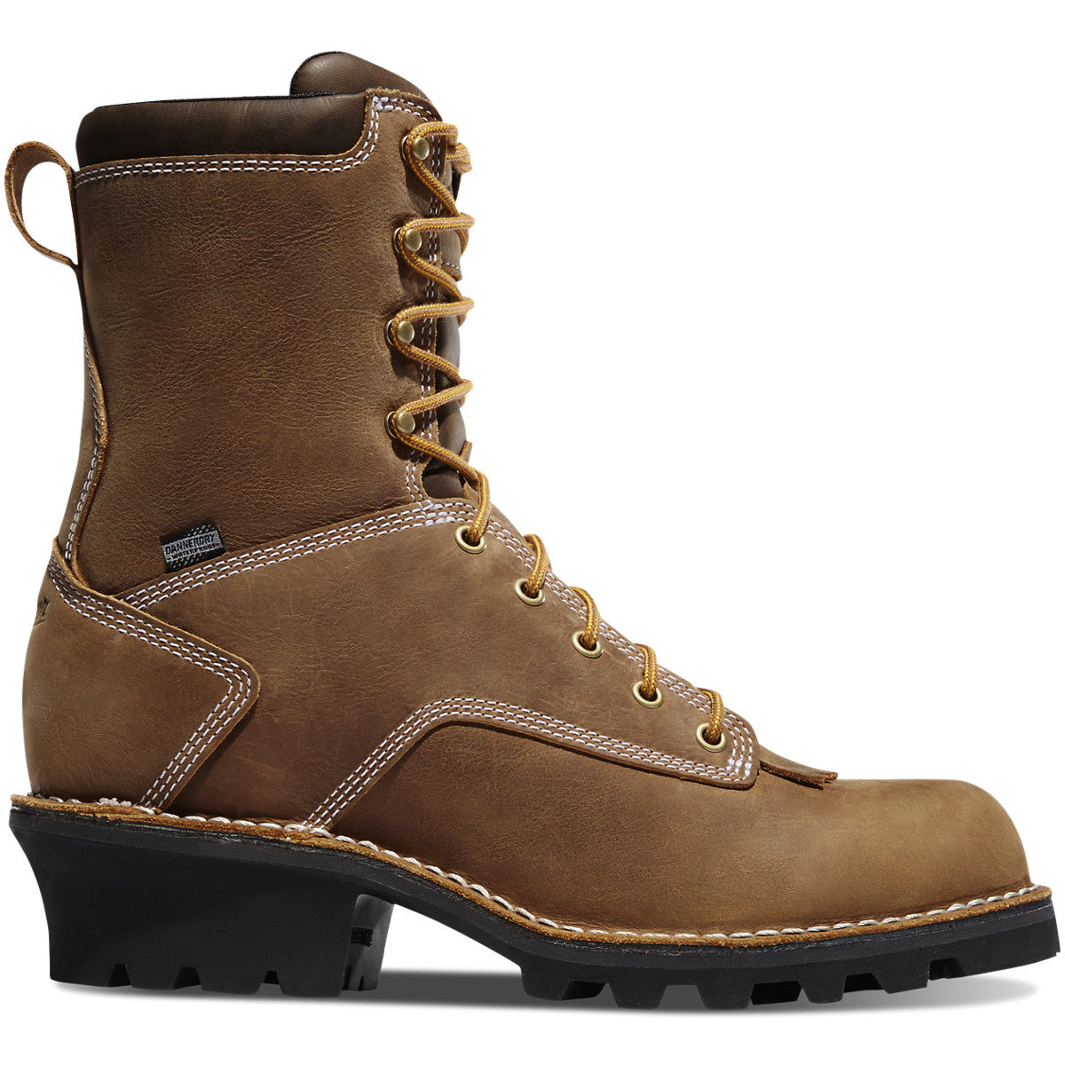 Logger 8" Brown - Baker's Boots and Clothing
