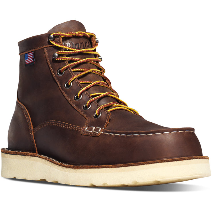 Bull Run Moc Toe 6" Brown - Baker's Boots and Clothing