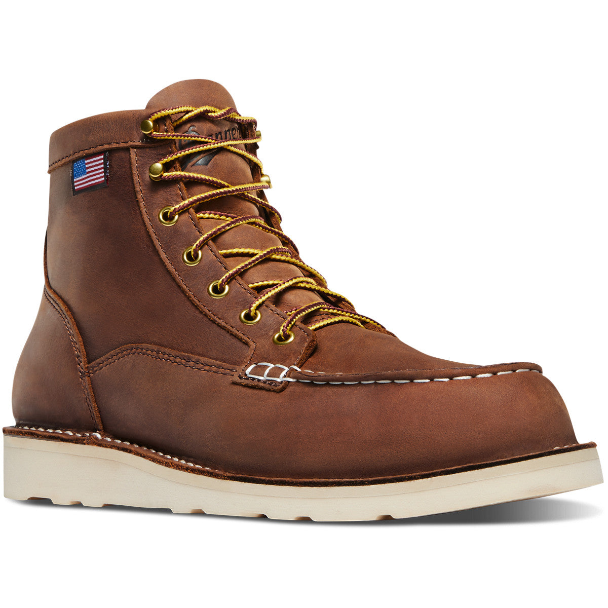 Bull Run Moc Toe 6" Tobacco - Baker's Boots and Clothing