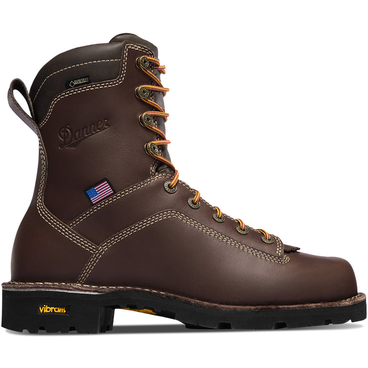 Quarry USA 8" Brown - Baker's Boots and Clothing