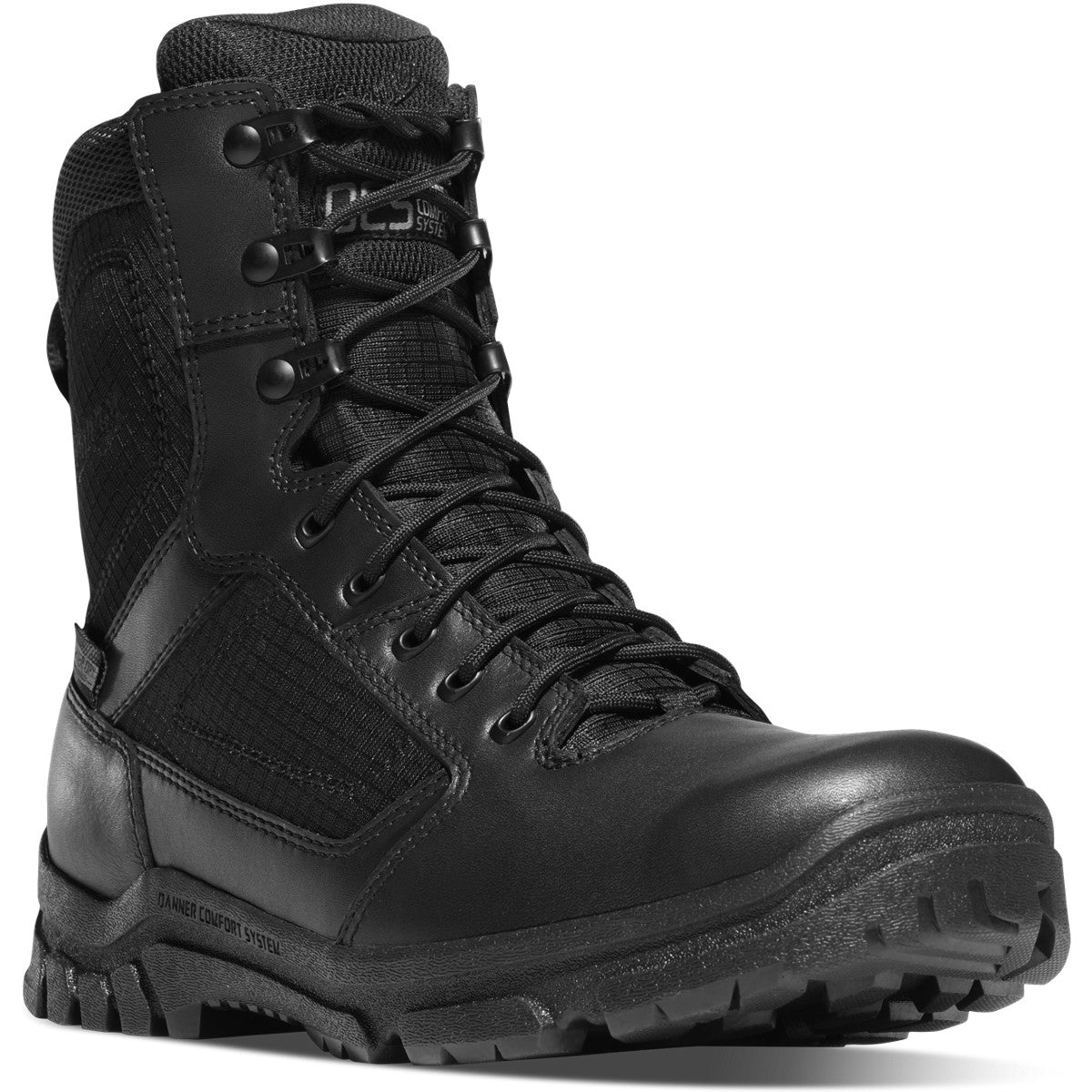 Lookout 8" Black - Baker's Boots and Clothing