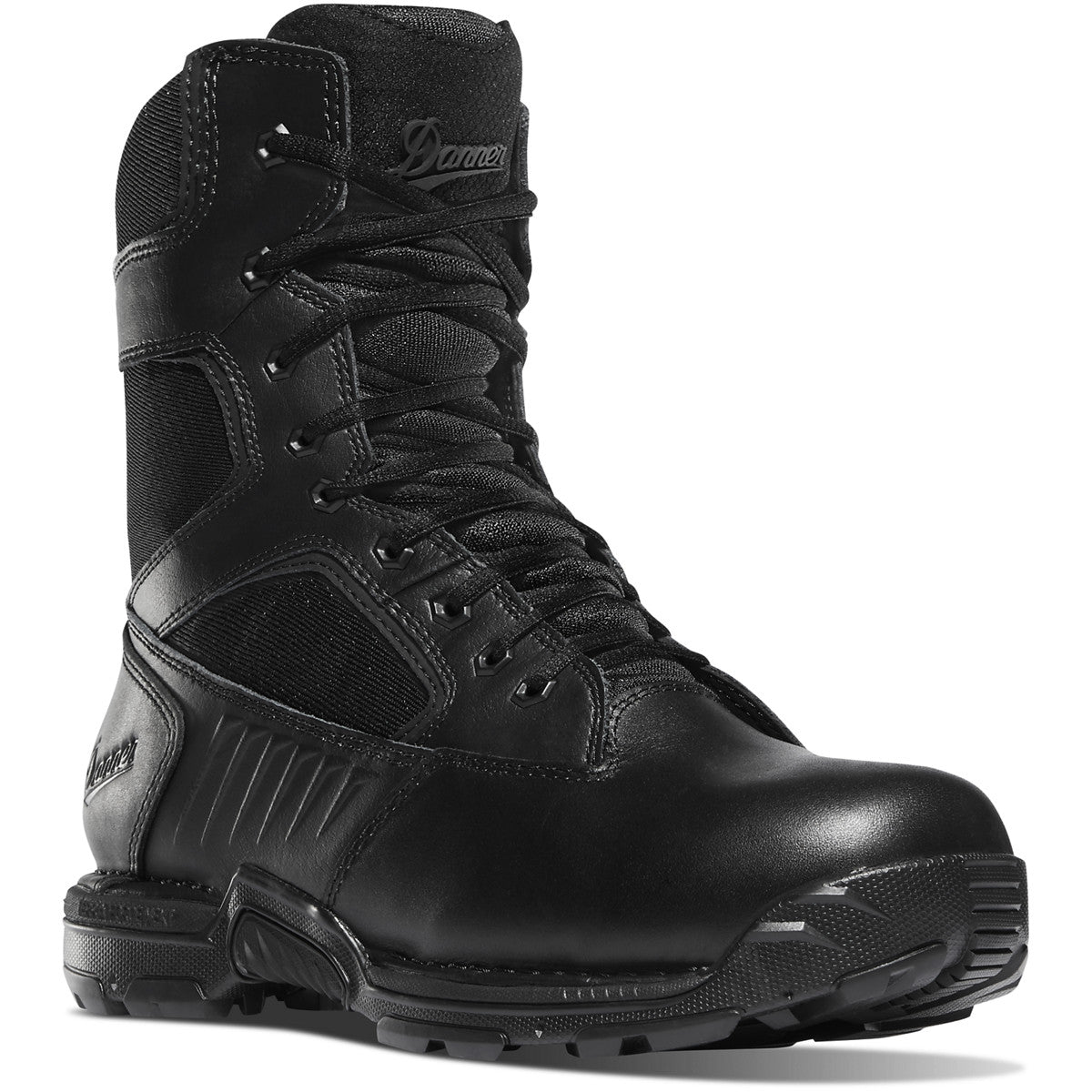 StrikerBolt Side-Zip 8" Black Size 8.5D - Baker's Boots and Clothing