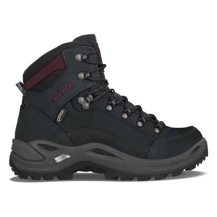Renegade GTX Mid Ws - Black/Burgundy - Baker's Boots and Clothing