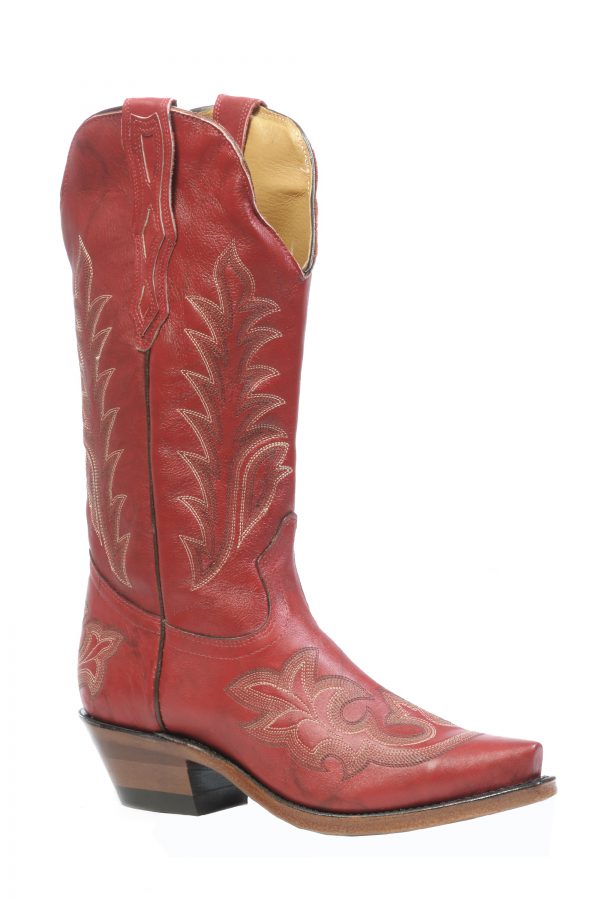 Boulet Women's Deerlite Red - #3636 - Baker's Boots and Clothing