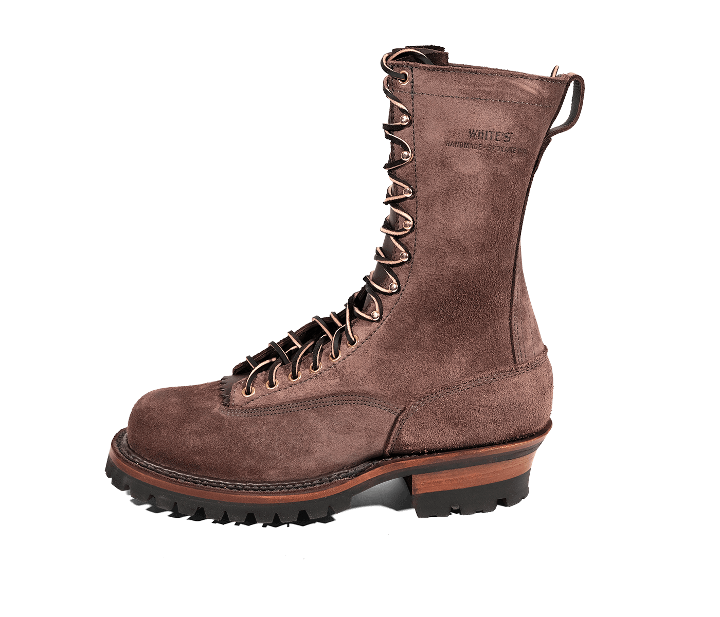 Smokejumper Lace-To-Toe - Roughout - Baker's Boots and Clothing
