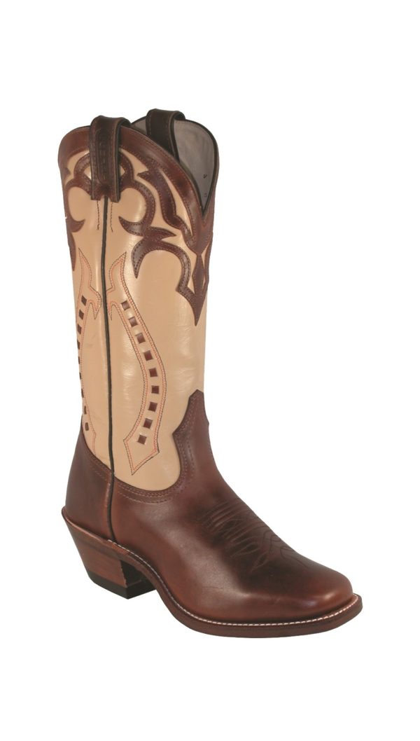 Boulet Women's Ranch Hand Tan Kid Dromedary - #4123 - Baker's Boots and Clothing