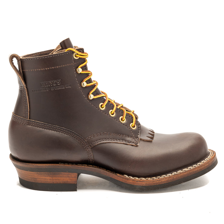 Stitchdown Cruiser - Brown Horween Horsehide - Baker's Boots and Clothing