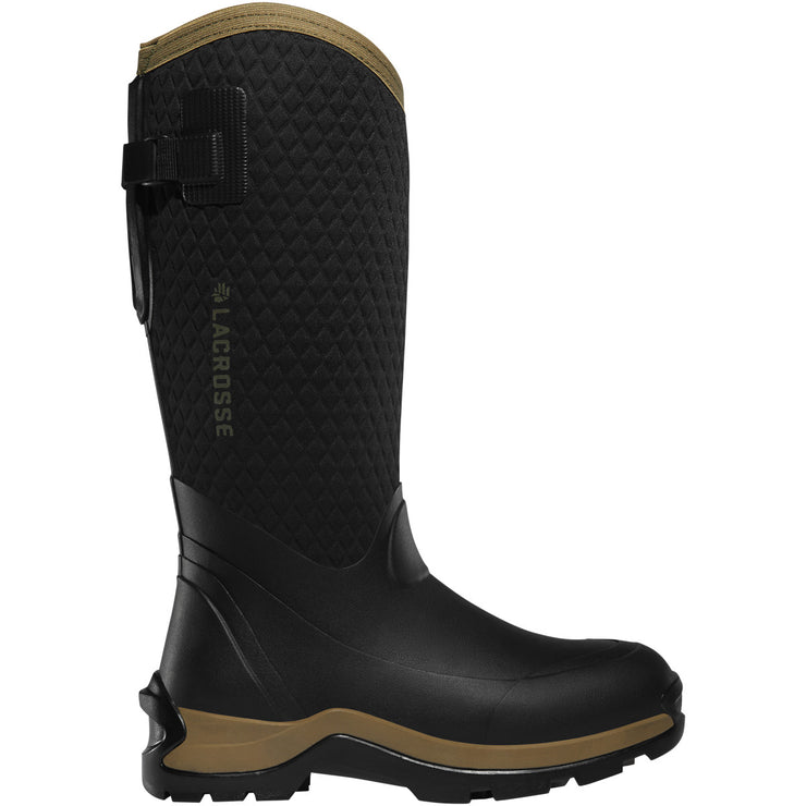 LaCrosse Women's Alpha Thermal 14" Black/Tan 7.0MM - Baker's Boots and Clothing