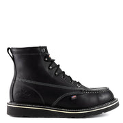 Thorogood AMERICAN HERITAGE MIDNIGHT SERIES 6″ BLACK MOC TOE - Baker's Boots and Clothing
