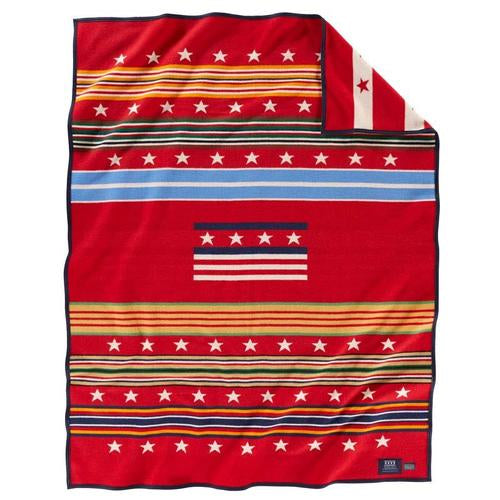 Pendleton Jacquard Napped Robe - Grateful Nation 2019 (Twin Blanket) - Baker's Boots and Clothing