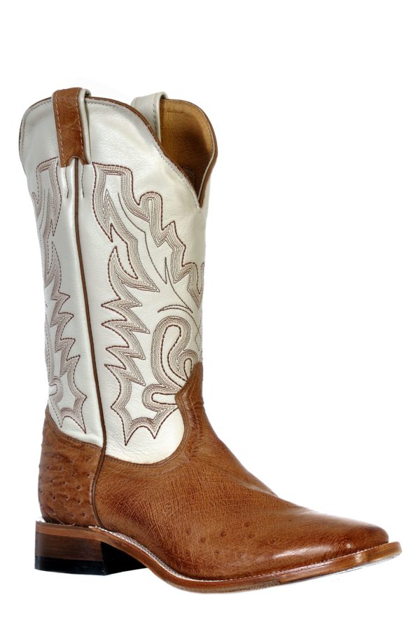 Boulet Mad Dog Ranger Ostrich Lucious Bone - #9532 - Baker's Boots and Clothing