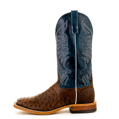 Anderson Bean Kango Tabac Mad Dog Full Quill Ostrich - S3004 - Baker's Boots and Clothing