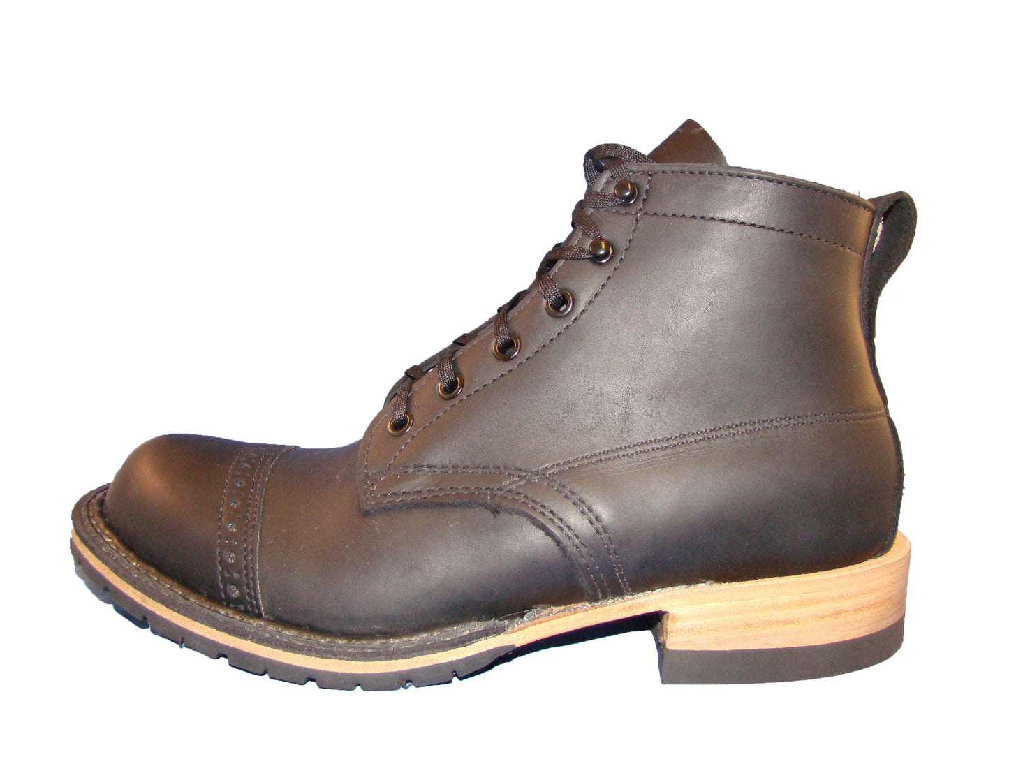 dress boot Women's Armada this high Black Plain Toe Leather Dress