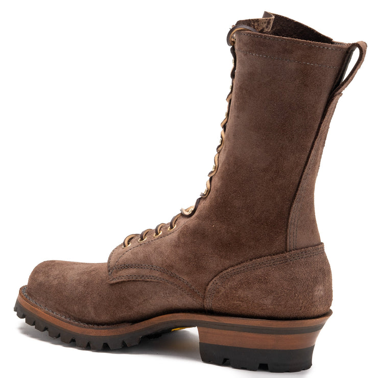 Women's All Brown Roughout - Baker's Boots and Clothing
