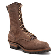 Women's All Brown Roughout - Baker's Boots and Clothing