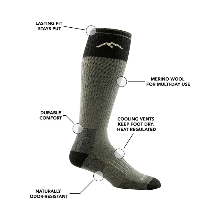 Hunter Over-the-Calf - Heavyweight Full Cushion Hunting Sock - Baker's Boots and Clothing
