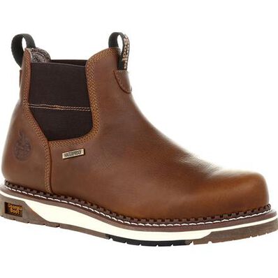 AMP LT Wedge Waterproof Chelsea Work Boot - Baker's Boots and Clothing