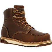 Georgia Boot AMP LT Wedge Waterproof Moc-Toe Work Boot - Baker's Boots and Clothing