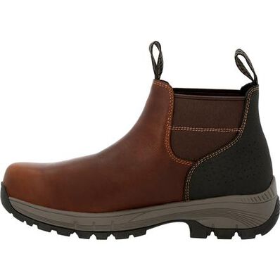 Georgia Boot Eagle Trail Waterproof Chelsea Boot - Baker's Boots and Clothing