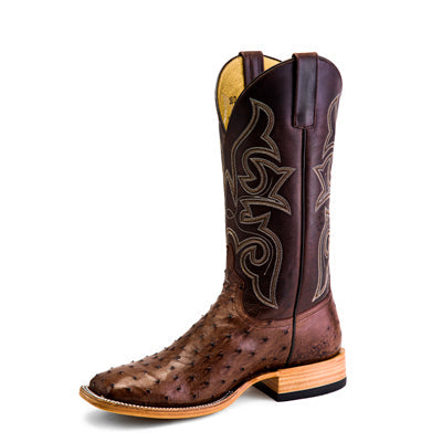 Horse Power Top Hand Kango Tobacco Full Quill Ostrich - HP8001 - Baker's Boots and Clothing