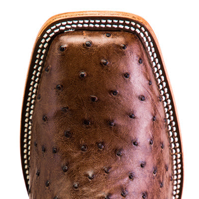 Kango Tobacco Full Quill Ostrich - HP8001 - Baker's Boots and Clothing