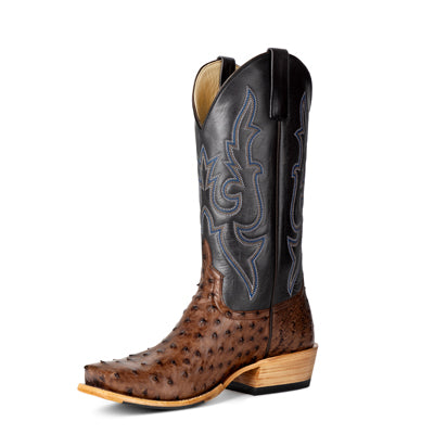 Horse Power Top Hand Kango Tobacco Full Quill Ostrich - HP9505 - Baker's Boots and Clothing