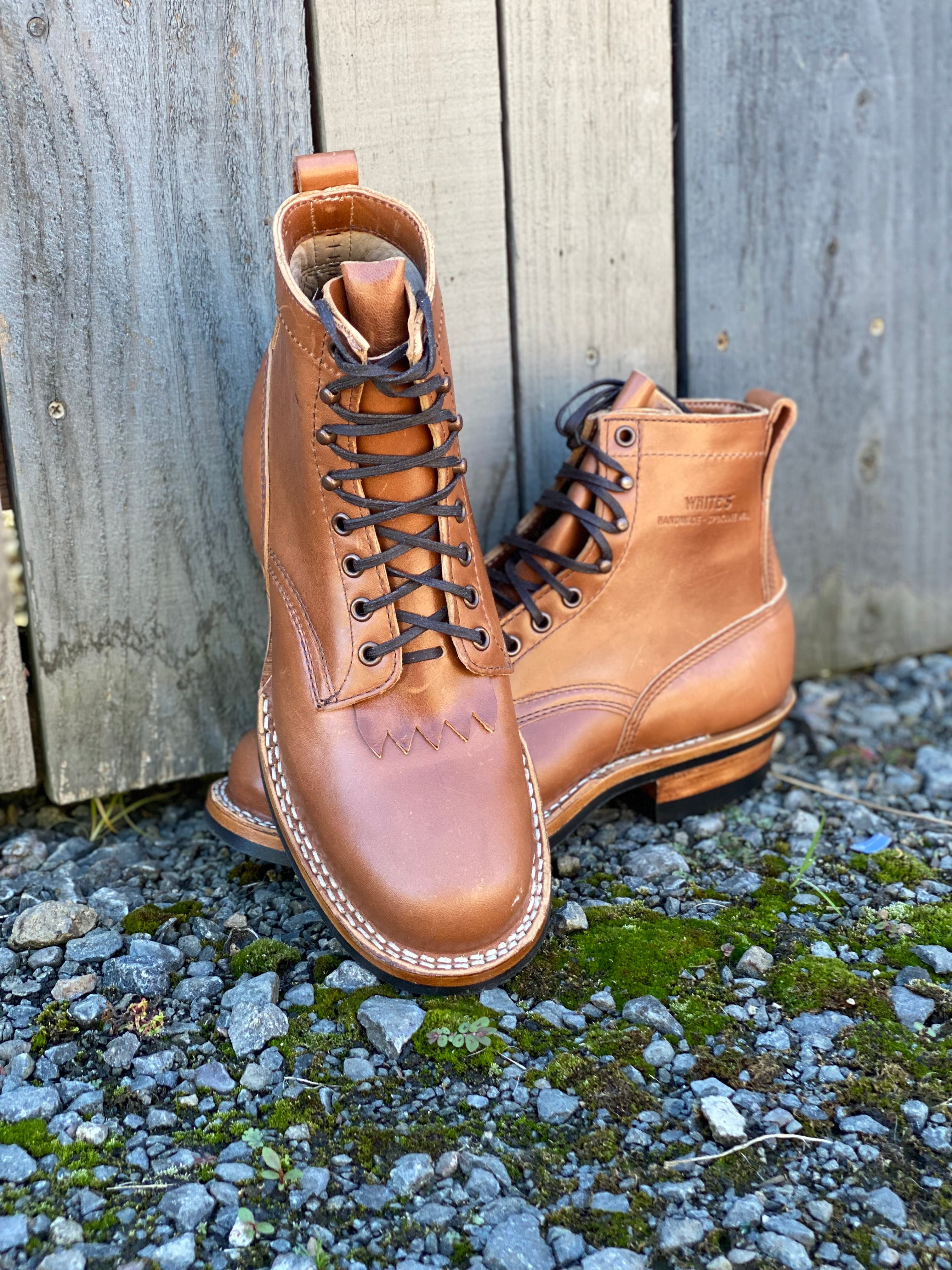 White's Stitchdown Cruiser - Toscanello Horsehide – Baker's Boots