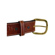 Brown Floral Tool Belt by Baker's Boots - Baker's Boots and Clothing