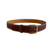 Basket Weave Belt by Baker's Boots - Baker's Boots and Clothing