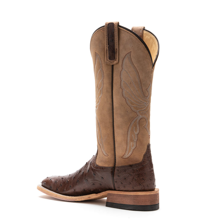 Anderson Bean Women's Tobacco Ostrich - 330008 - Drew's Exclusive - Baker's Boots and Clothing