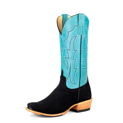 Macie Bean Black Suede - M9508 - Baker's Boots and Clothing