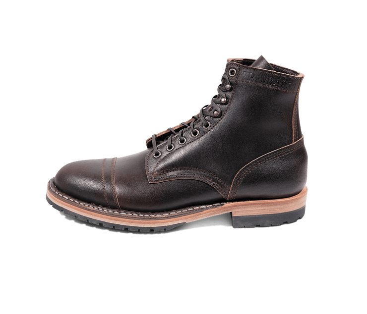 MP-Sherman Toe Cap (Half Sole) - Waxed Flesh - Baker's Boots and Clothing