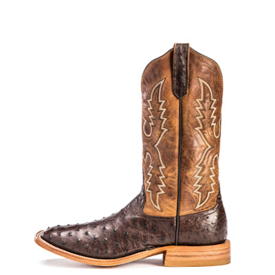 Rios of Mercedes Nicotine FQ Ostrich - #R9014 - Baker's Boots and Clothing